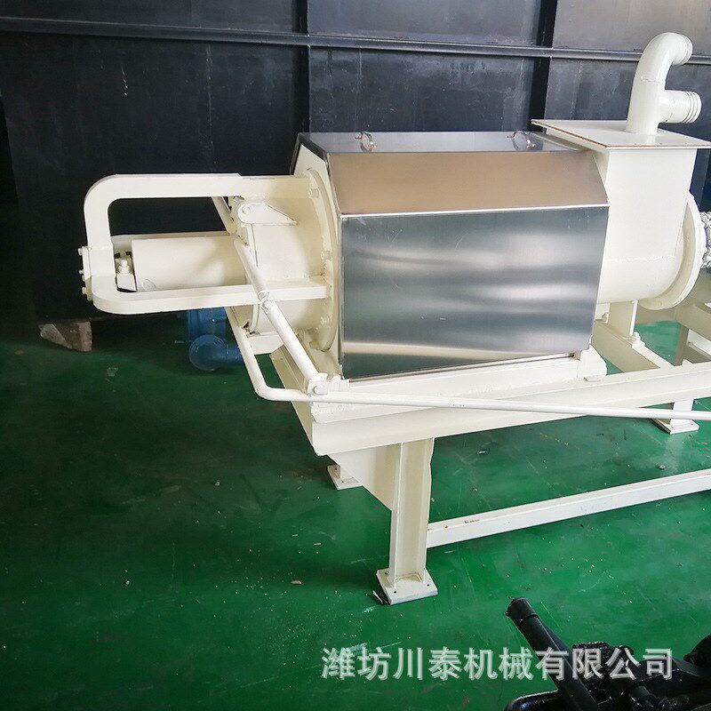 中型 猪粪处理设备 固液分离机 猪粪牛粪脱水机器 牛粪干湿分离机