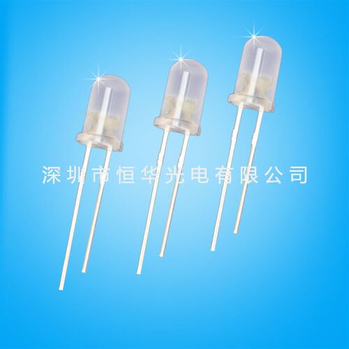 F5圆头自闪系列LED灯珠5MM七彩快闪/慢闪短脚快慢发光二极管5mm