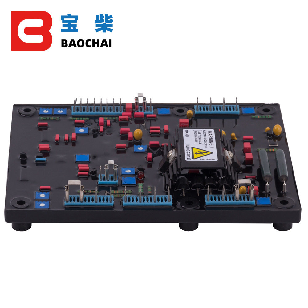 MX321-A永磁发电机配件AVR无刷自动稳压调节器调压板零件 三项可