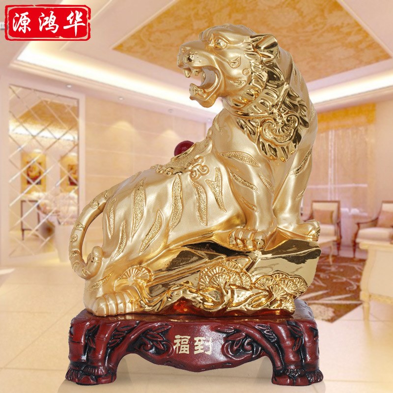 电镀金色树脂工艺品大小十二生肖鼠牛虎兔龙蛇马羊鸡猴狗猪摆件