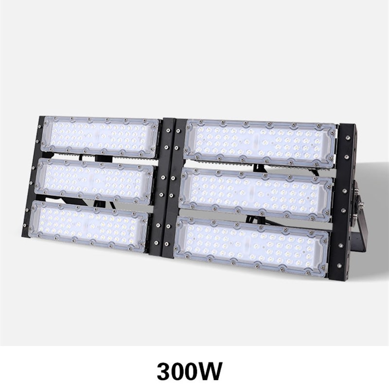 LED模组隧道灯100W户外防水泛光投光灯300W高杆球场广告牌照明灯