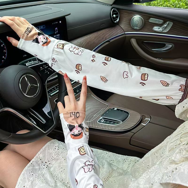 女款防晒冰袖夏天户外骑车