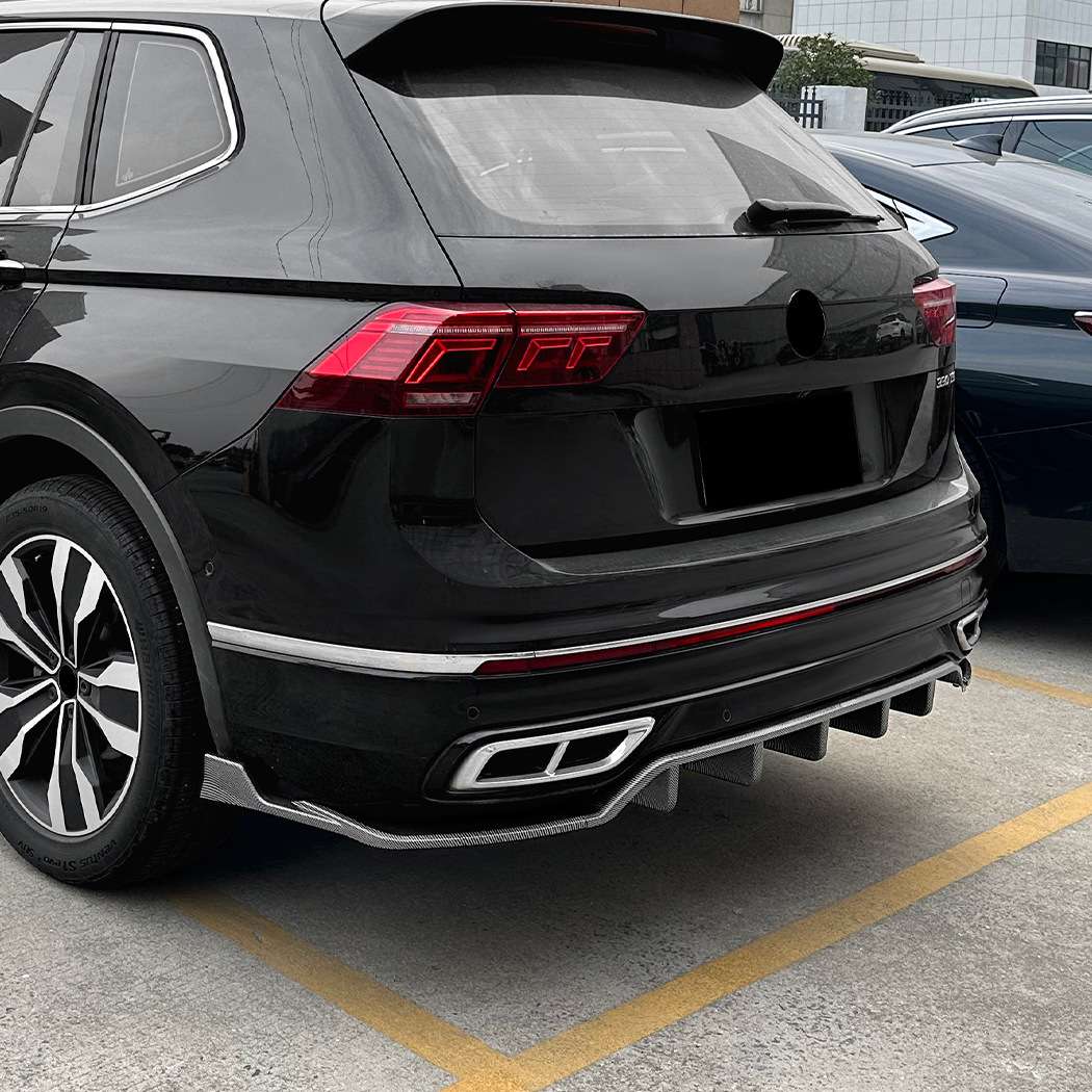 适用大众途观Tiguan MK2.5 Rline 国产版后杠后唇尾唇扰流板改装