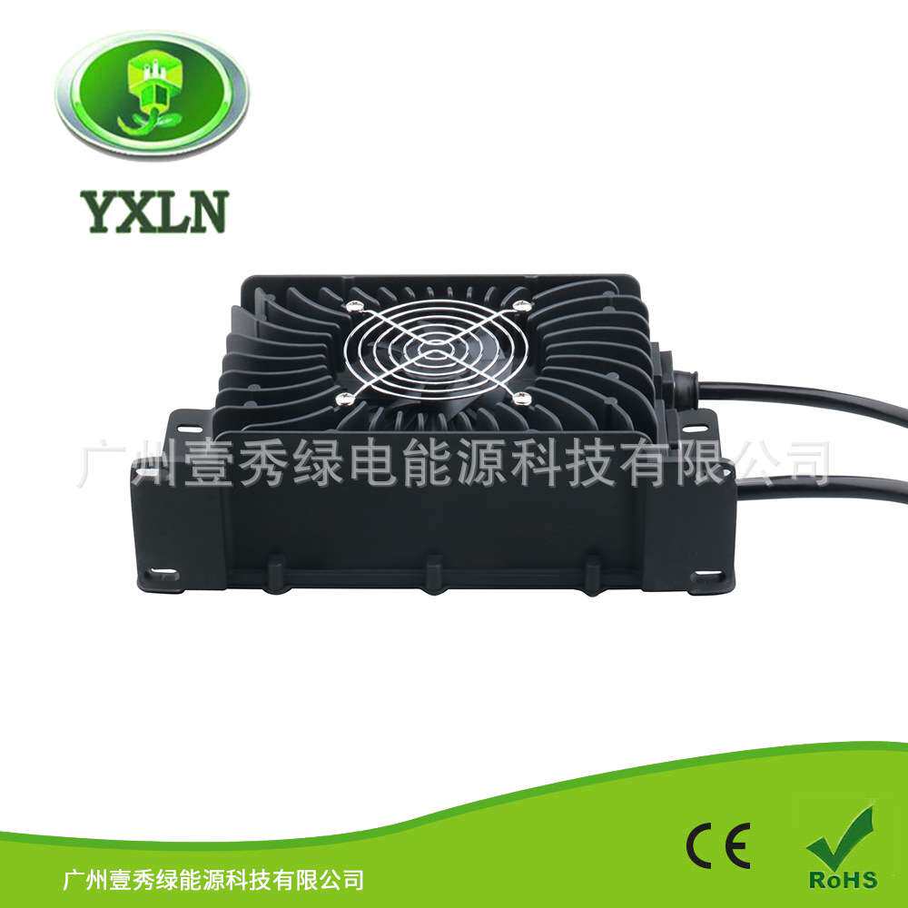 1200W IP67防水级充电器 72V 12A电动叉车铅酸电池智能车载充电器