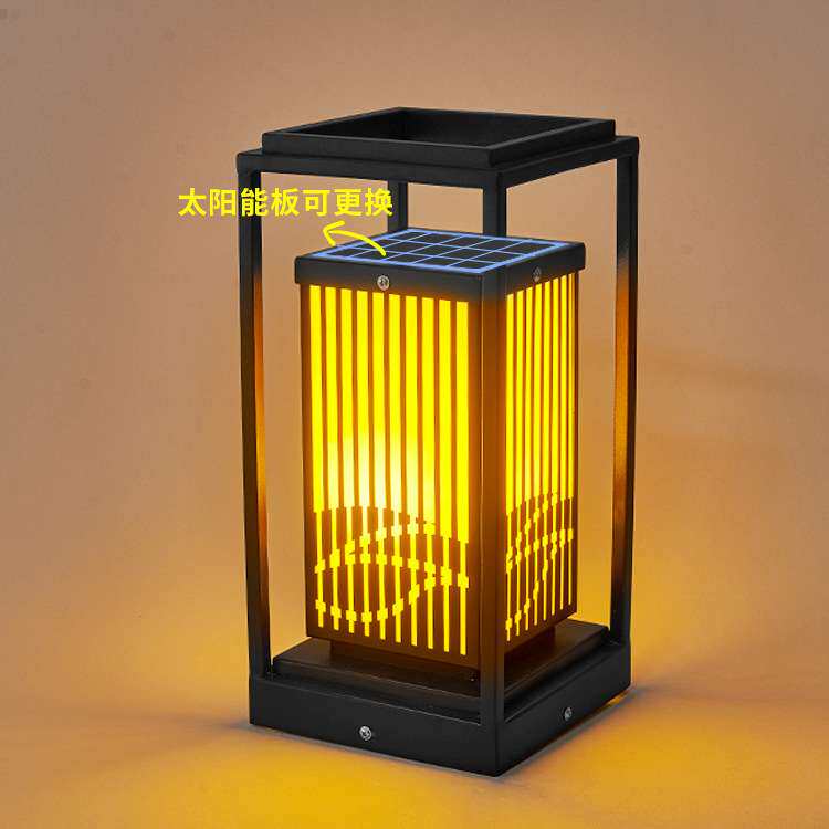 景观灯户外庭院灯LED太阳能3.5/4.8mm方灯小区公园广场路灯景观