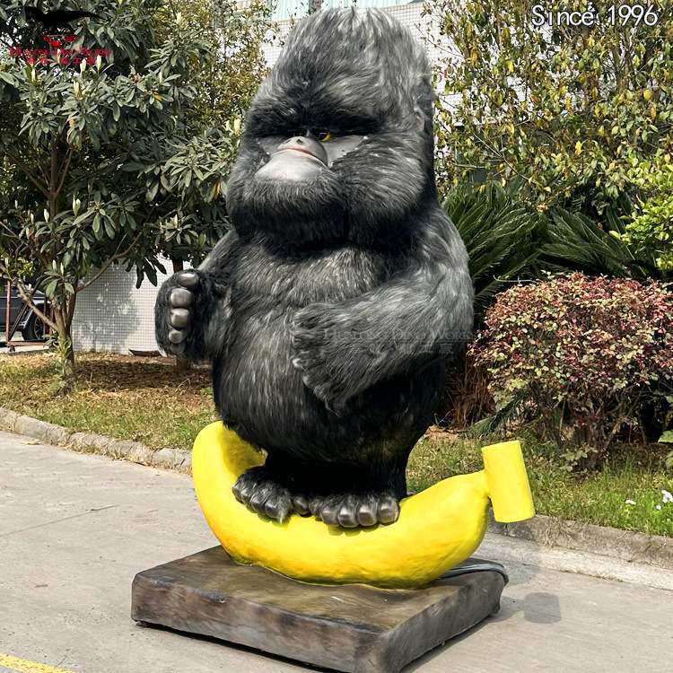 大型仿真动物景区户外商业公园互动打卡可发声大猩猩模型机械电动