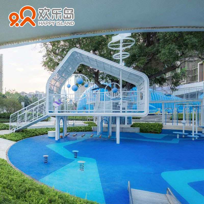 树屋平台秋千组合不锈钢滑梯景区公园户外大型无动力游乐设备厂家