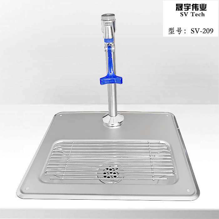 沥水盘推杯龙头304不锈钢直饮水净水反弹龙头 SV-209