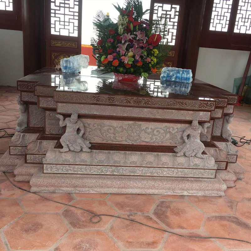 石雕须弥座花盆底座汉白玉仿古做旧莲花座庭院室内别墅石墩摆件