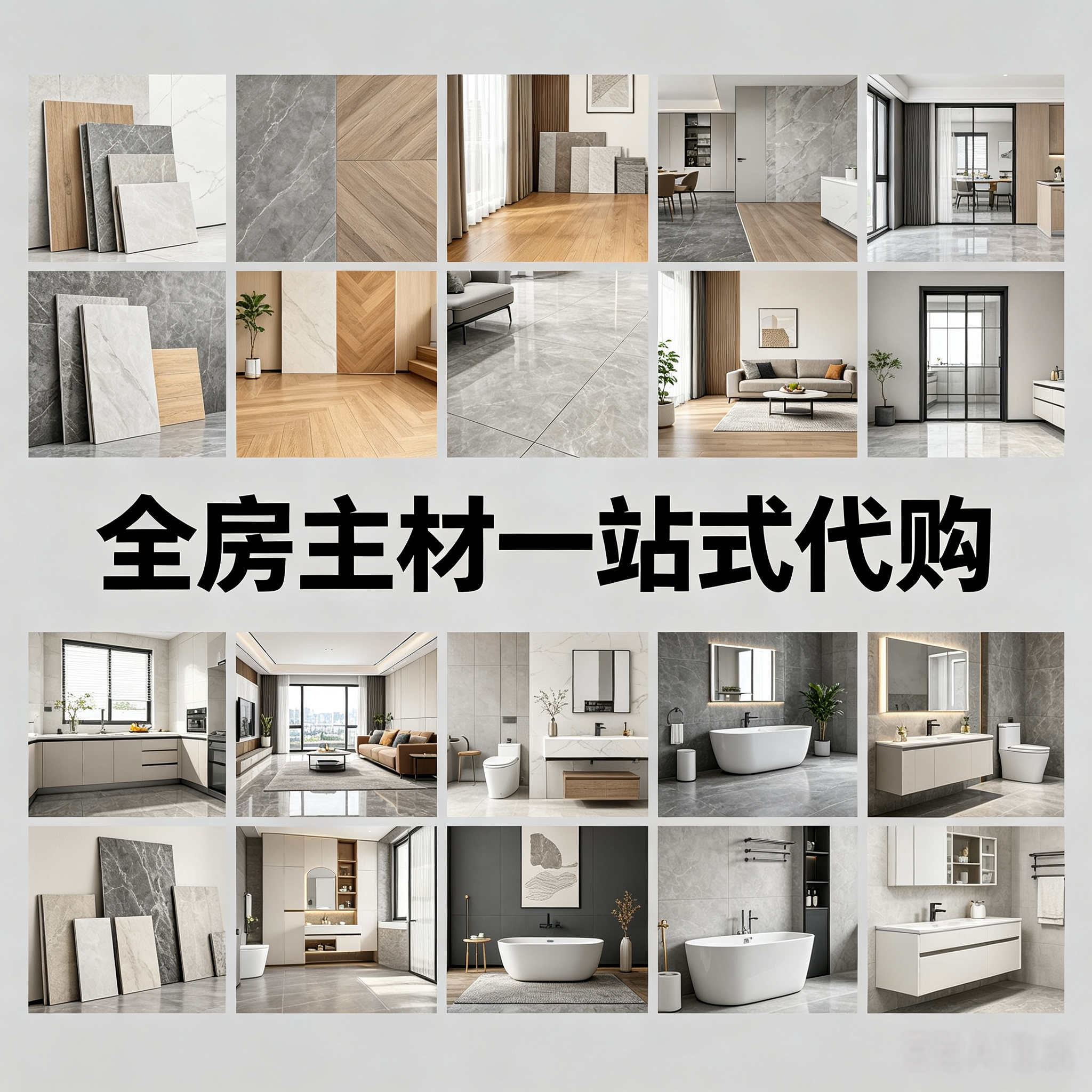 沈阳家装主材全品类比价采购验收门店工厂渠道代购服务避坑定金