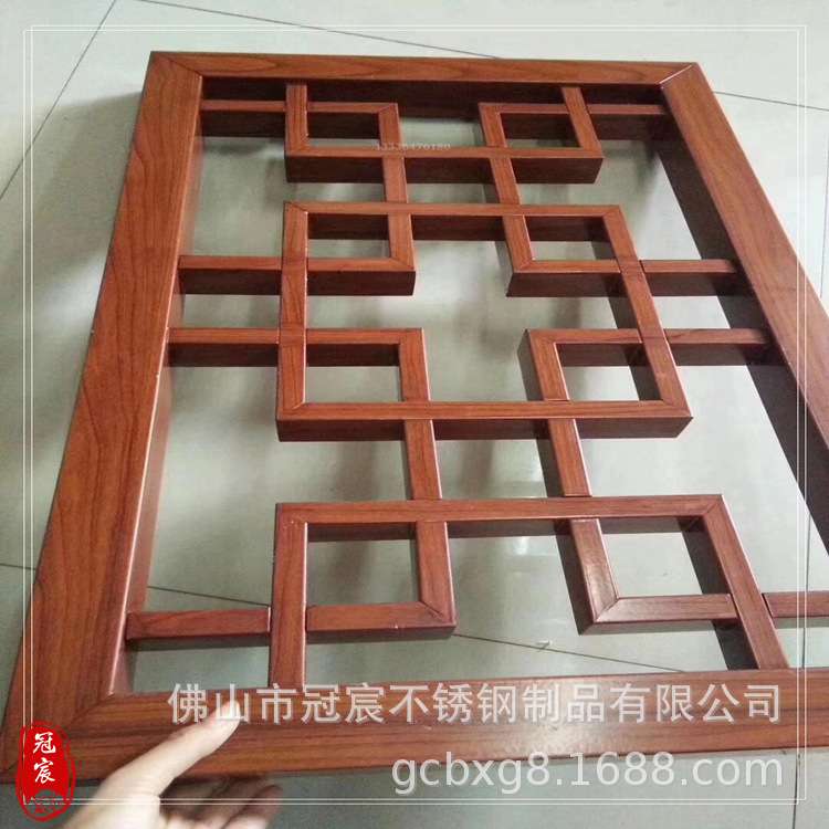 不锈钢木纹板 木饰面覆膜热转印仿木纹金属装饰板防火板厂家