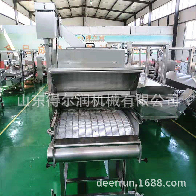 卡兹脆鸡排裹粉机海鲜鱼排鱼块上粉机皮带式食品上浆裹粉设备