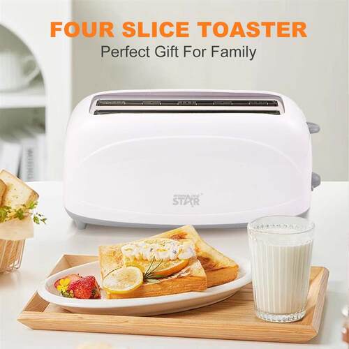 Winning Star外贸4片双面吐司三明治烤面包机多士炉Slice Toaster