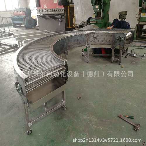 不锈钢网带输送机高温隧道炉果蔬清洗烘干车间传送带不锈钢传送机