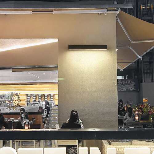 户外壁灯长条门牌灯led防水一字广告招牌门口围墙庭院别墅外墙灯