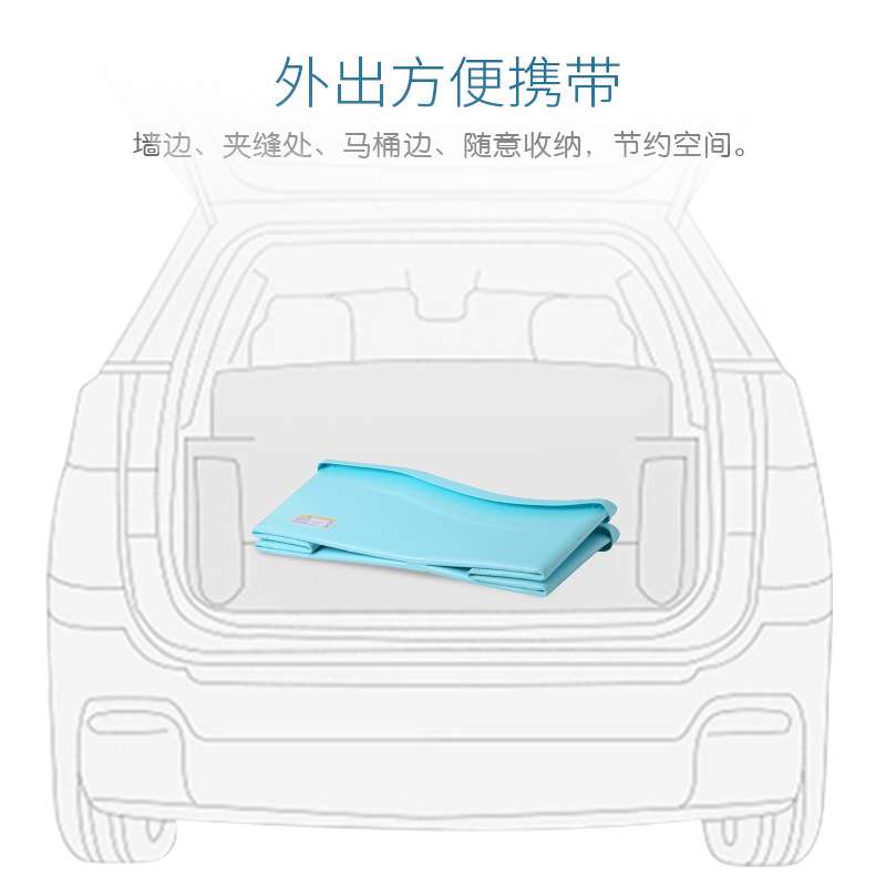 婴幼儿折叠洗澡浴盆宝宝泡澡玩水户外便携儿童沐浴桶加厚全身澡盆