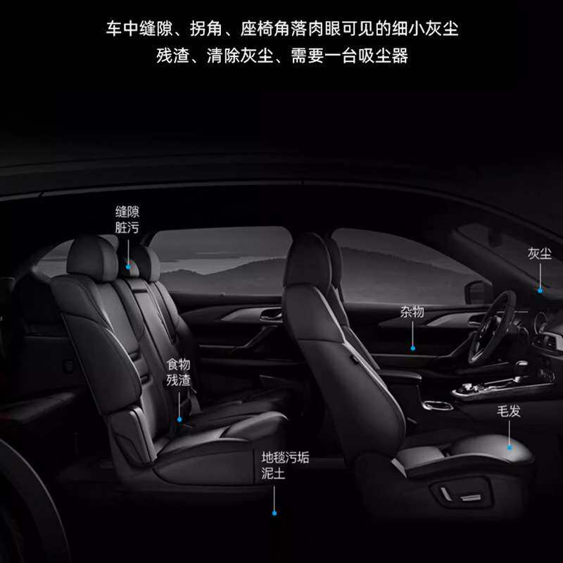 车载吸尘器家用小型吸缝隙的大吸力窗缝车载无线手持窗台清洁神器