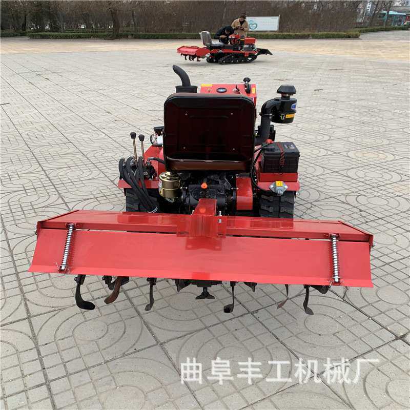 丰工履带旋耕机 果园除草松土旋耕机 农用大棚履带式微耕机起垄机