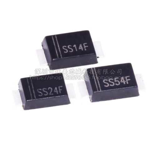 超薄封装贴片肖特基二极管SS14F SS24F SS34F SS54F SMAF 3K/整盘
