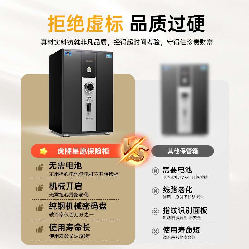 2026新款保险柜家用小型全钢机械锁45/60/80/100cm机械密码保险柜