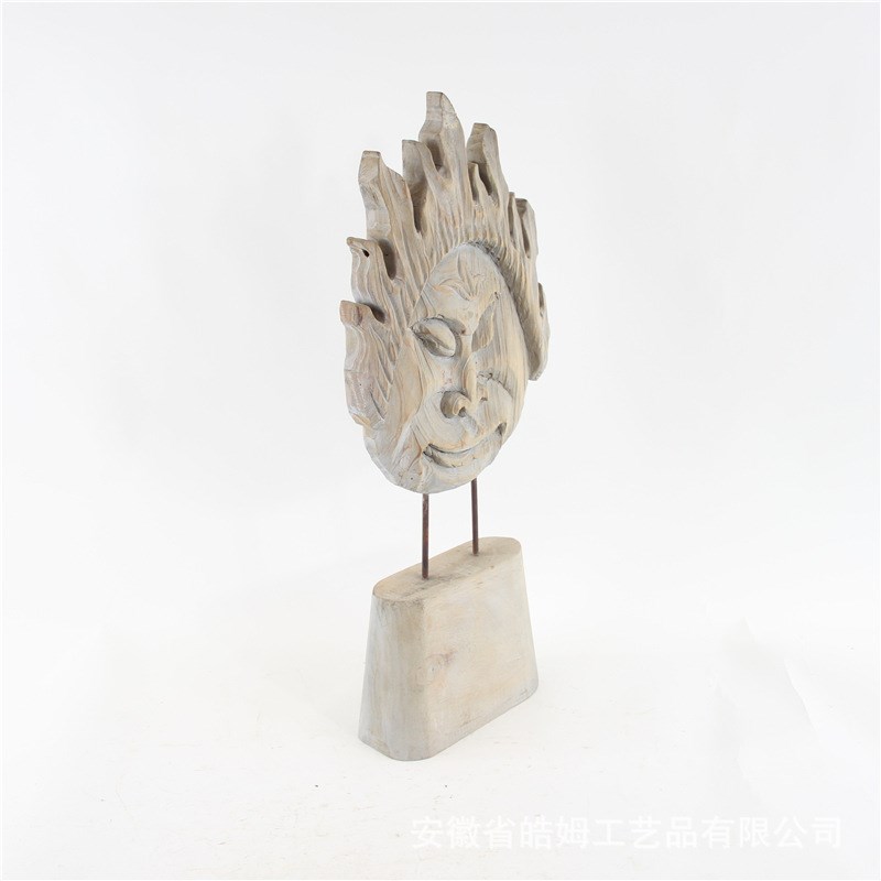 销售手工制作木质主题公园艺术馆展厅拍摄S道具工艺品摆件