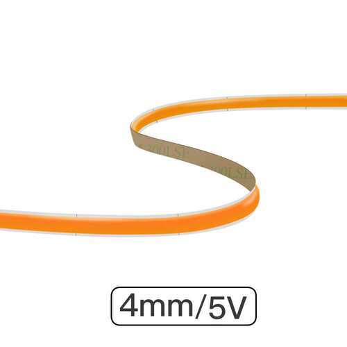 4mm低压3V 5V 12V480灯 COB灯带 led电池usb线条自粘电视桌面装饰