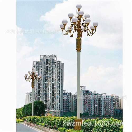 庭院灯led中华灯道路灯具玉兰灯城市街道灯公园广场灯景区景观灯