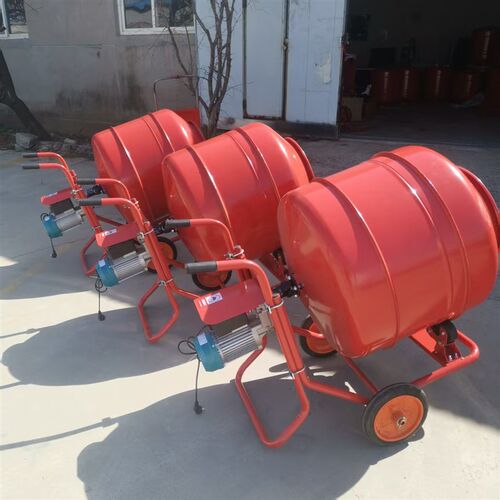 手推混凝土搅拌机桶 1q60L小型家用桶型搅拌机 圆桶水泥砂浆搅拌
