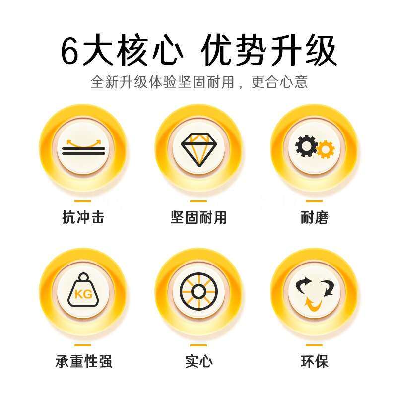 4个装承重轮万向轮定向底座带轴承平移转向滚轮配件移动重型小轮