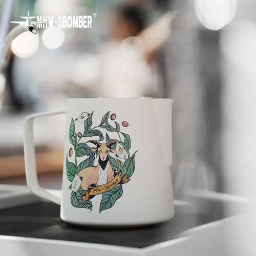 MHW-3BOMBER轰炸机拉花缸6周年限定版 Origin系列咖啡拉花杯600ml