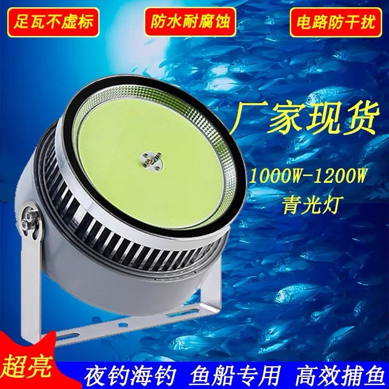 诱鱼灯聚鱼灯LED集鱼灯鱿鱼灯船用1000W海钓筏钓灯户外防水船用