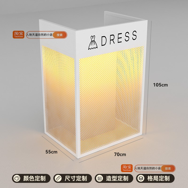 #小型吧台收银台服装店接待台餐饮店迎宾引导台商超门店咨客