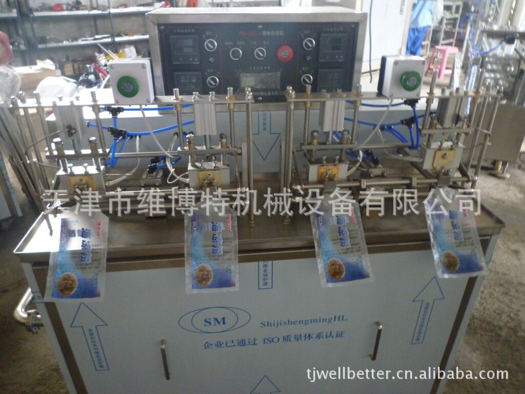 成型袋鸭血豆腐灌装封口机