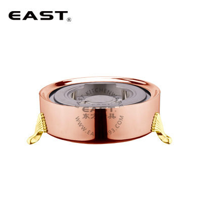 不锈钢（镀金）暖菜锅架【EAST东方厨具】酒店设备