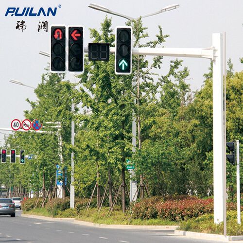 道路交通信号g灯 多功能综合杆 交通标志牌 监控杆 一体交通指示
