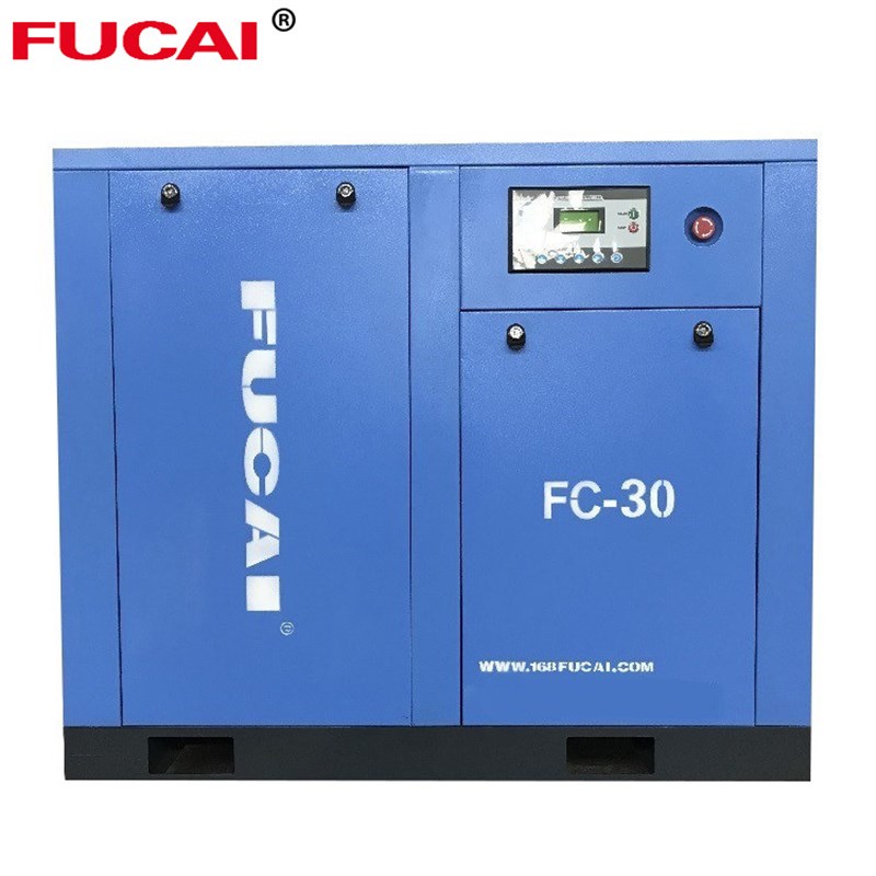 复财螺杆式空压机22KW30HP 3.6m3/min喷砂用220v中压气泵机