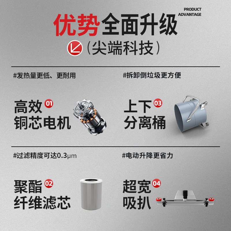 博硕电动驾驶吸尘车车载电瓶吸尘器工厂粉尘大功率车间工业吸尘车