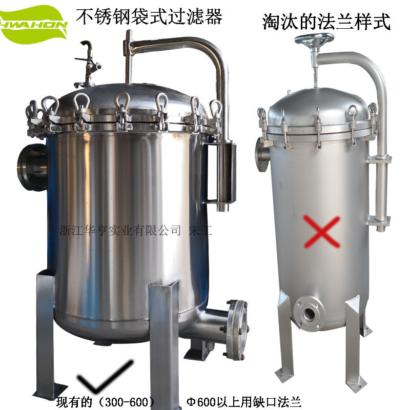 饮料行业316L袋式过滤器除残渣