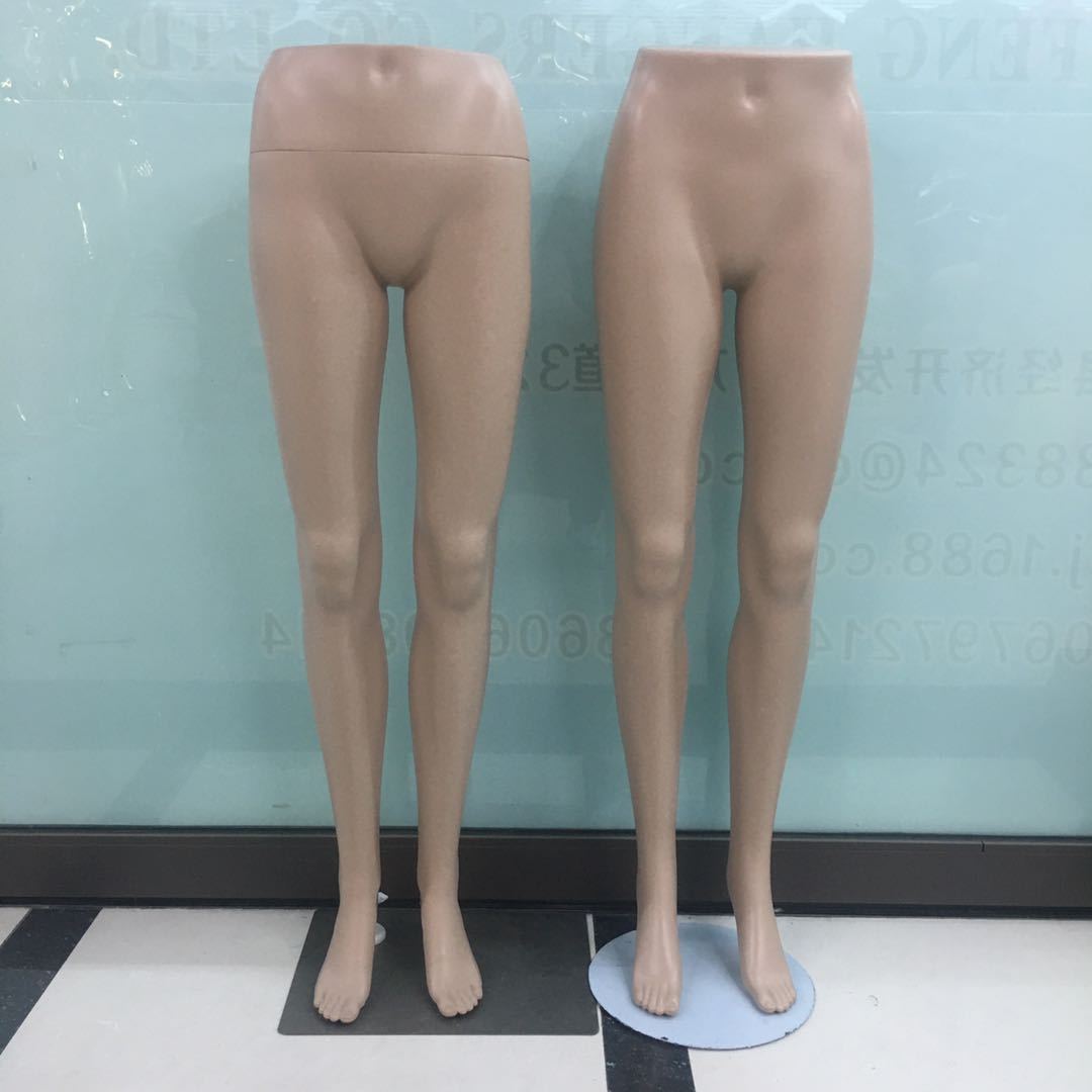 半身模特道具苗条紧身裤肤色女裤模橱窗展示服装塑料模特厂家直销
