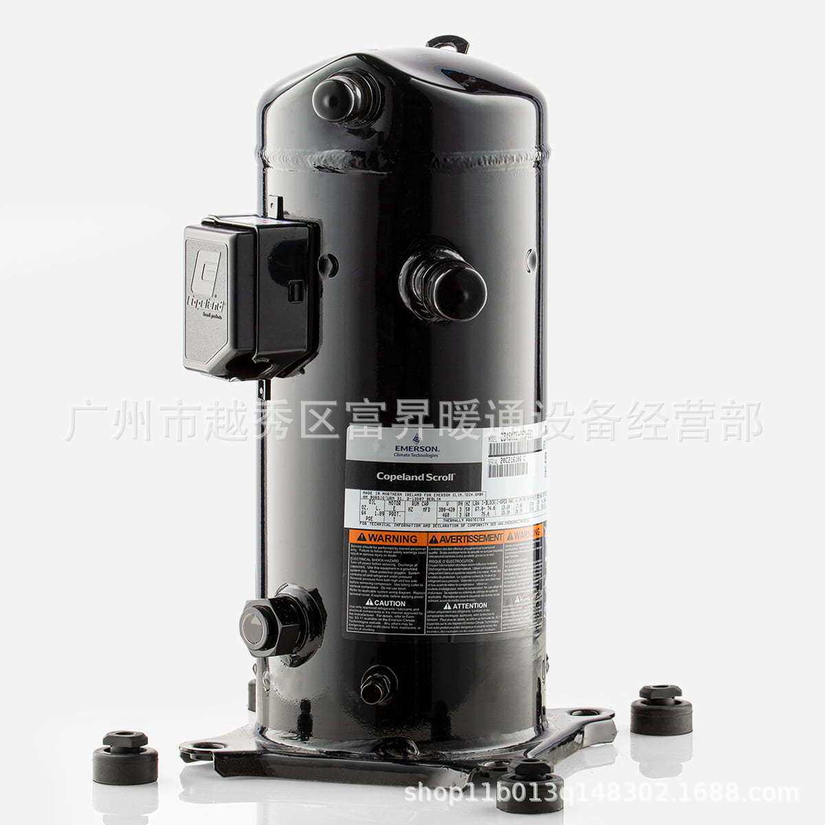 冷冻冷藏机组压缩机-谷轮涡旋式制冷压缩机ZB107KCP-TWD-551