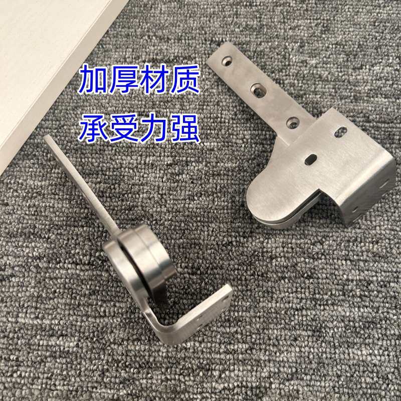 304不锈钢天地合页上下转轴开大角度地轴180度大角度偏心门轴铰链