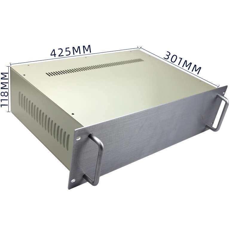 19英寸标准仪器仪表机箱1U2U3U4U5U控制器机壳台式非标铝型材机箱
