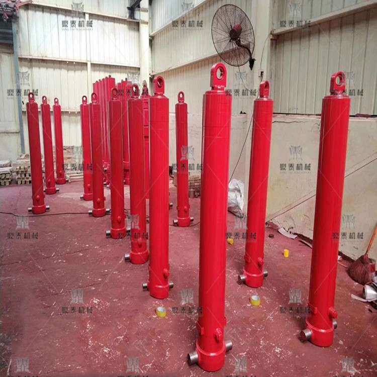 FE系列液压缸套筒伸缩式自卸车用前四后八翻斗车压力机高压油缸
