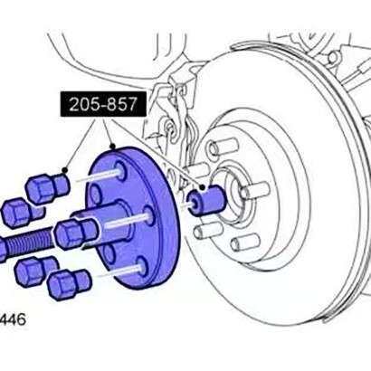 4142路虎极光揽胜发现XF 2.0 XFR 2.0T半轴拆卸器专用工具205-857