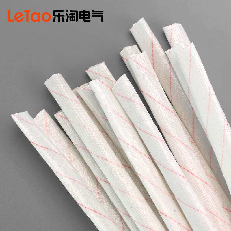 .KV黄腊管绝缘套管玻璃纤维电线绝缘阻燃电工玻纤黄蜡管-mm