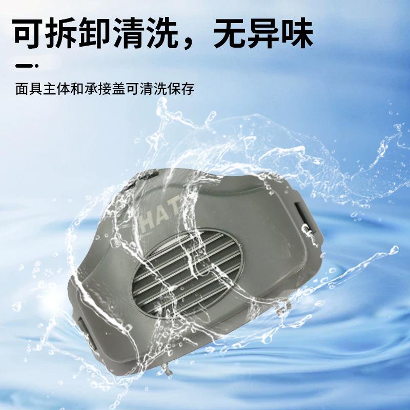 海安特HAT-T1防尘半面罩防工业粉尘防颗粒物半面具打磨装修喷漆透