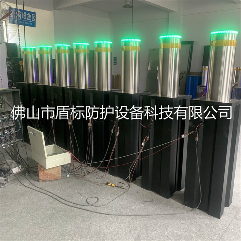 山东学校液压全自动升降柱 校园B入口防恐防冲撞智能地桩 大量供