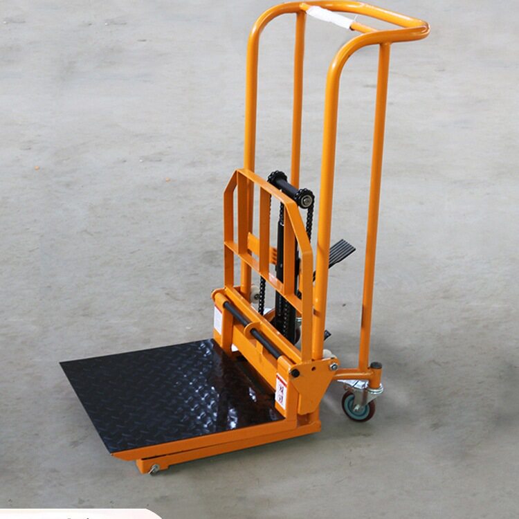 手动叉车小型家用液压地牛拖车微型升降平台板车手推车轻型升高车
