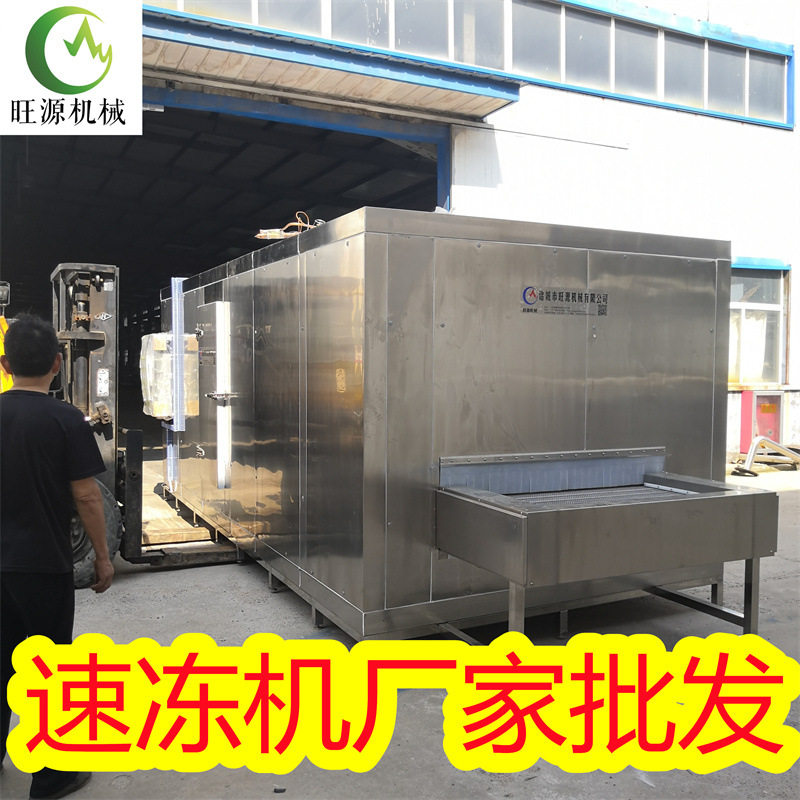 厂家批发速冻机 小龙虾烤串肉串速冻机 炸串隧道式速冻机
