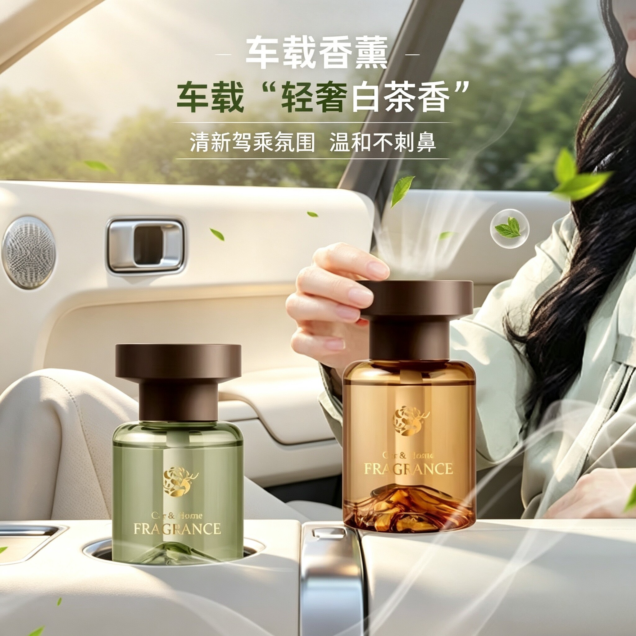 【观山香薰】轻奢车载香薰高级感清除异味摆件持久留香高级香水wy